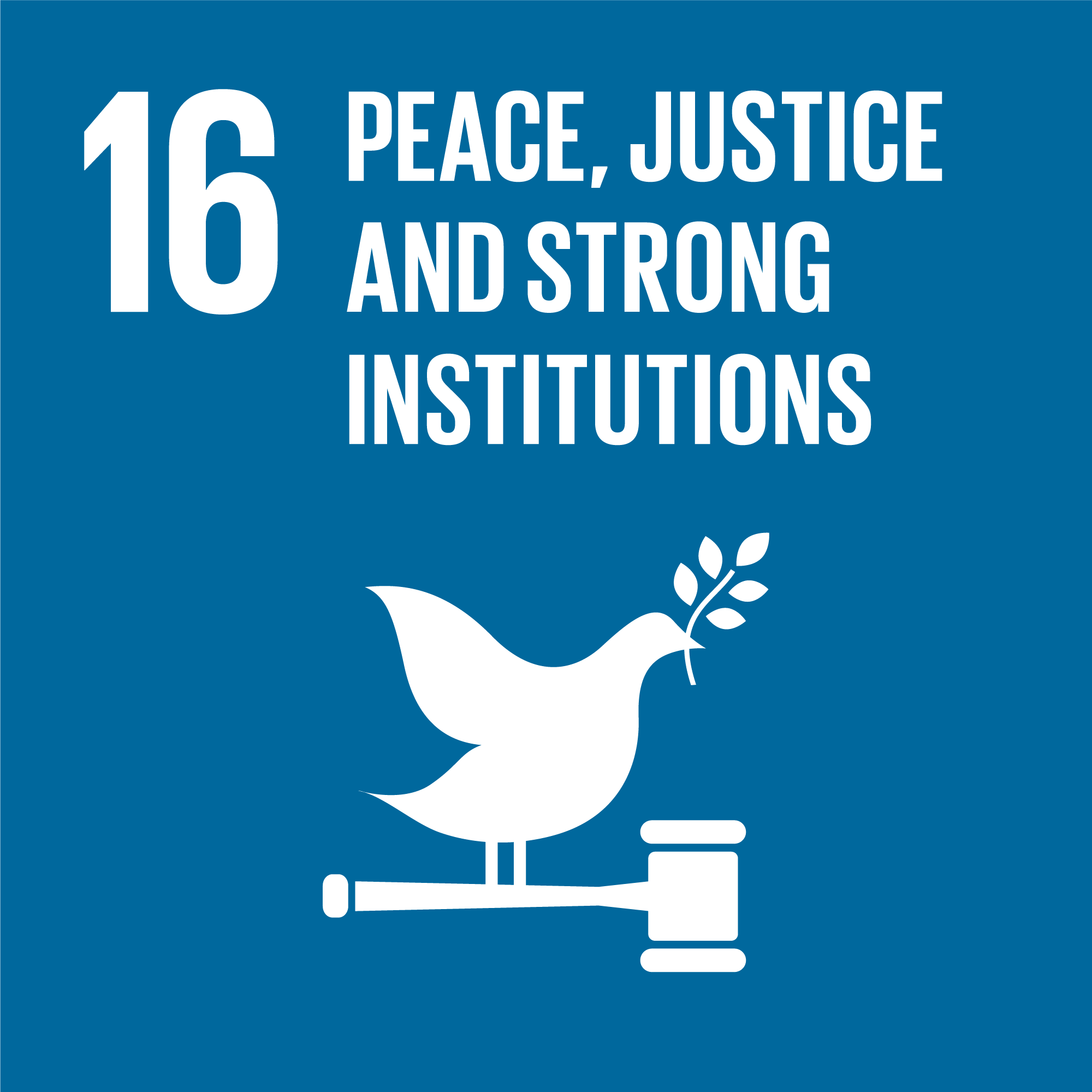 SDG16: Peace, Justice & Strong Institutions