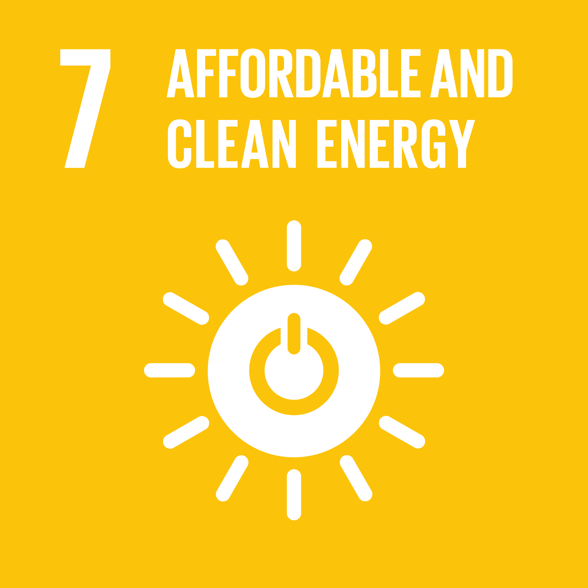 SDG7: Affordable & Clean Energy